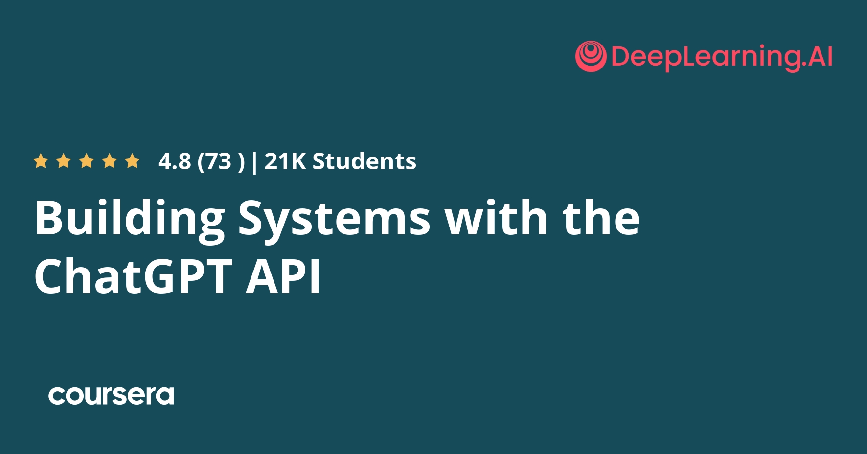 Building Systems with the ChatGPT API
