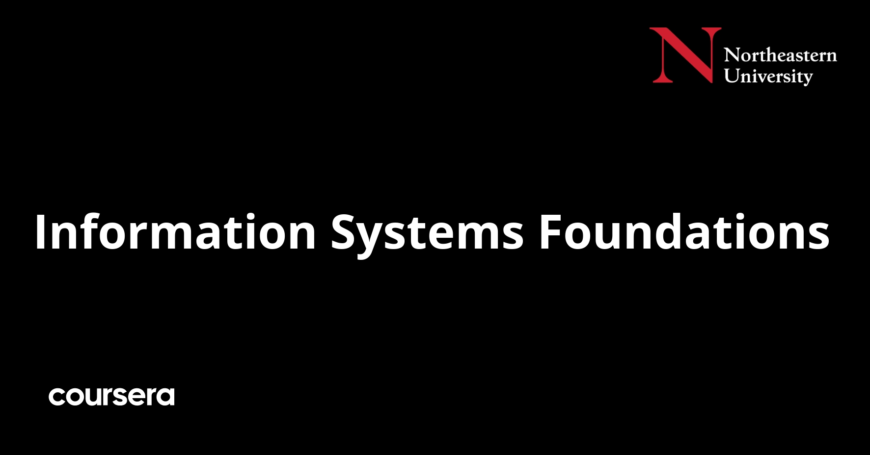 Information Systems Foundations