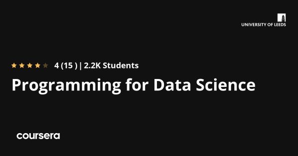 Programming for Data Science