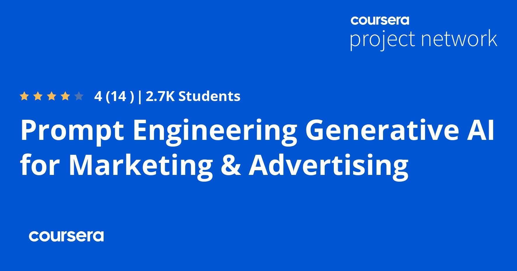 Prompt Engineering Generative AI for Marketing & Advertising