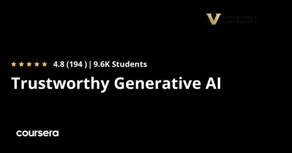 Trustworthy Generative AI