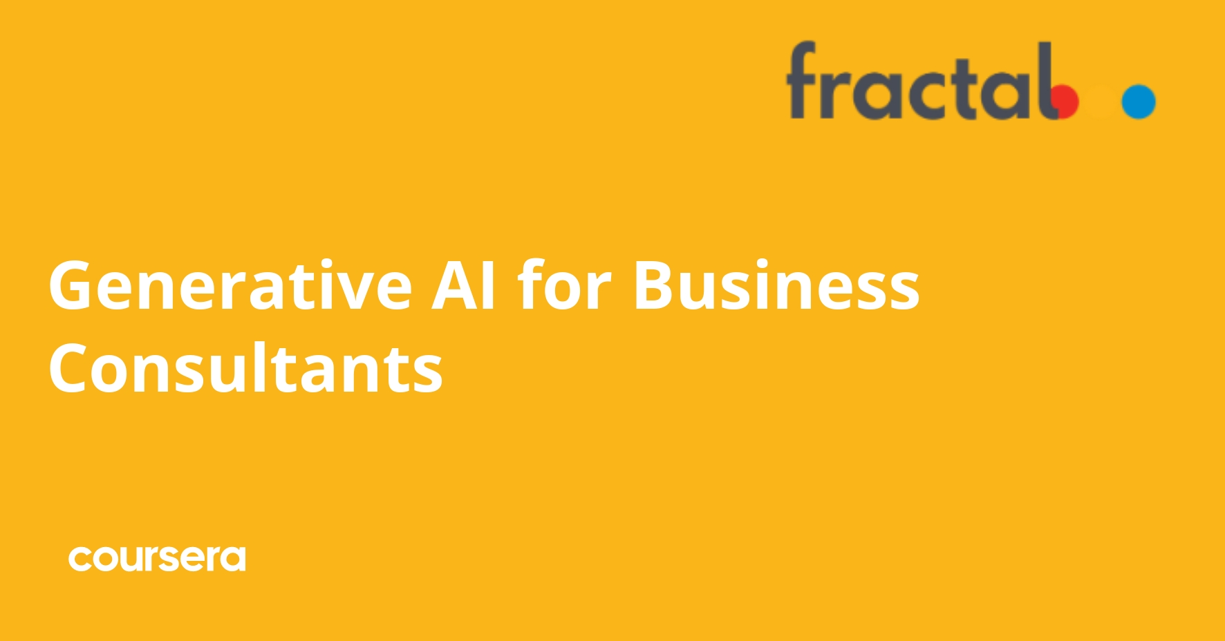 Generative AI for Business Consultants