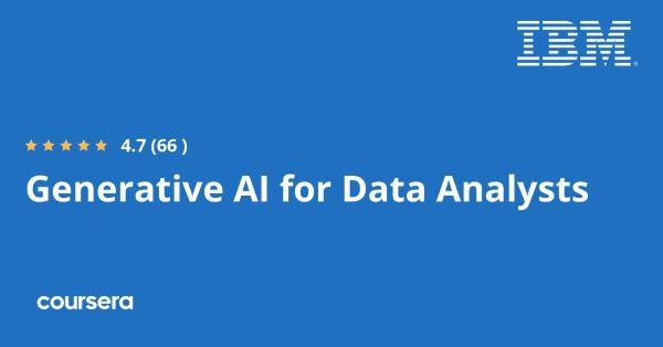 Generative AI for Data Analysts