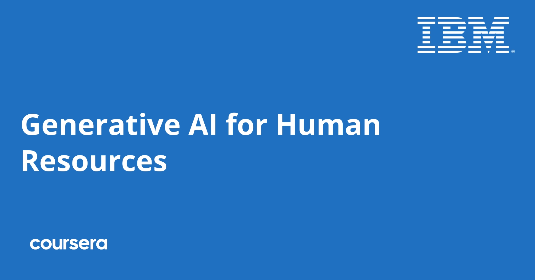 Generative AI for Human Resources (HR) Professionals