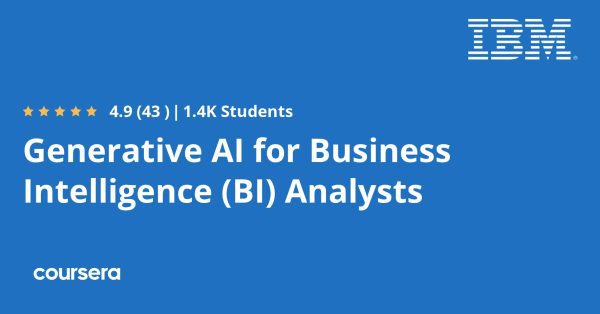 Generative AI for Business Intelligence (BI) Analysts