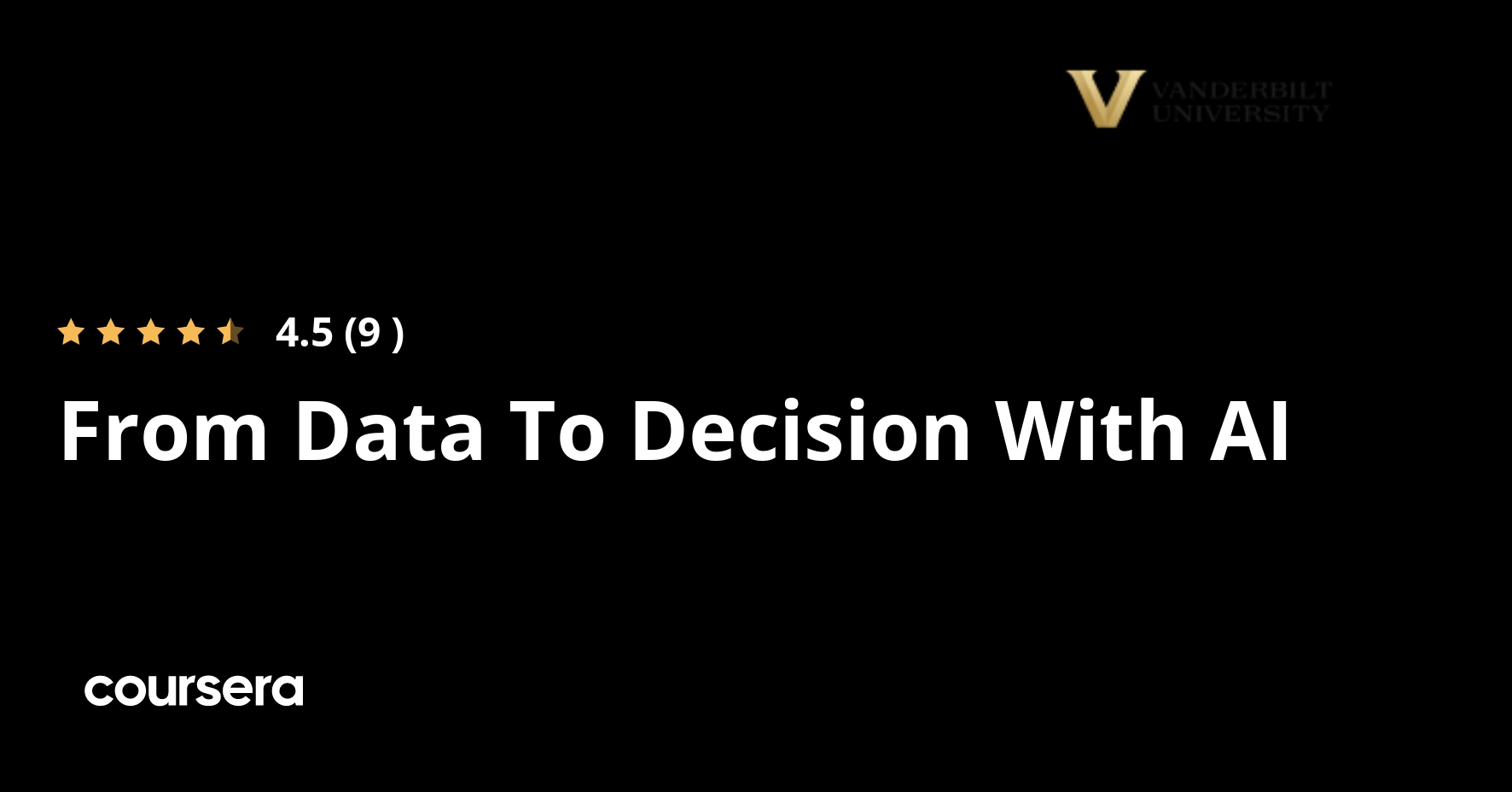 From Data To Decision With AI
