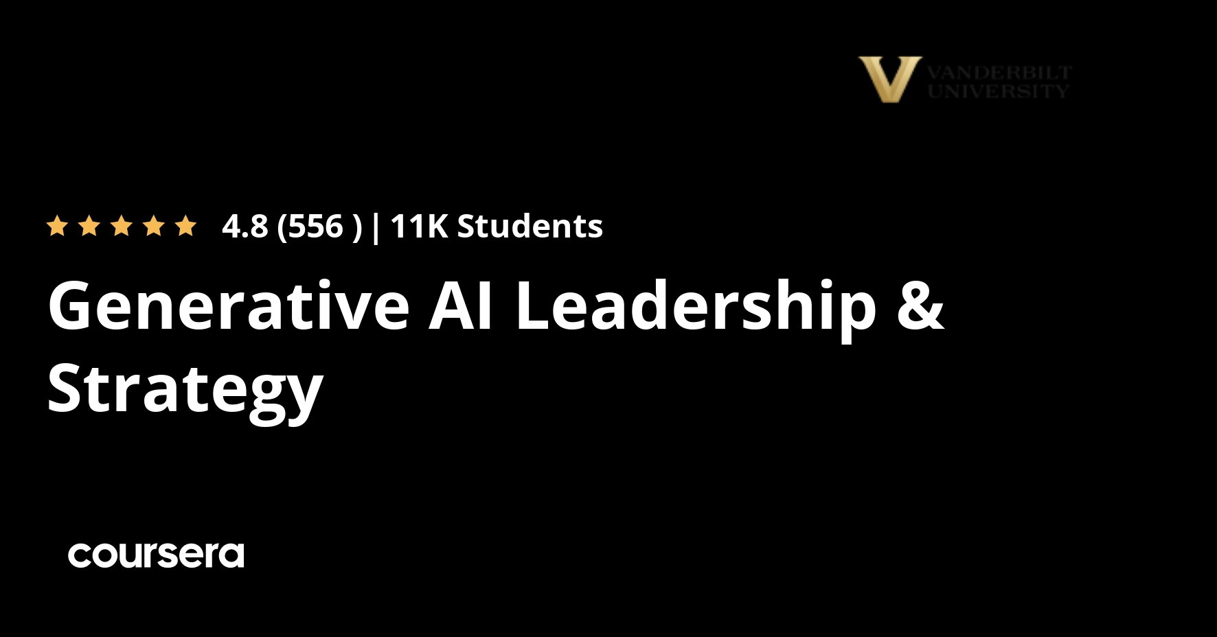 Generative AI Leadership & Strategy