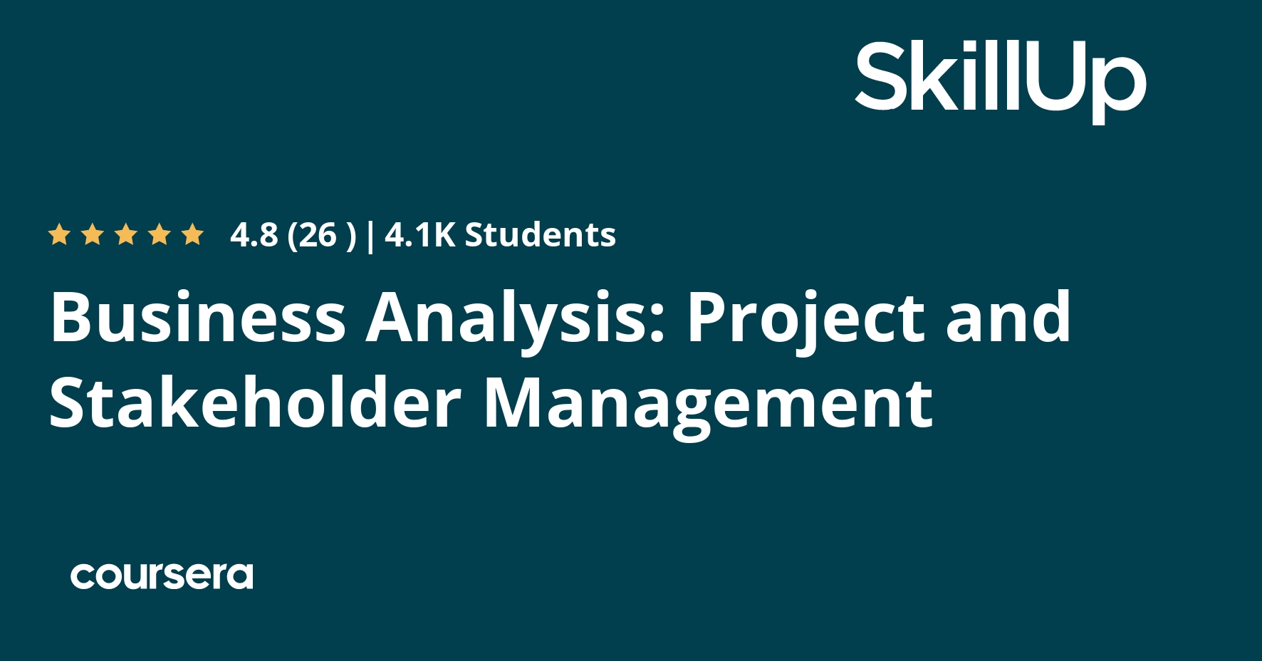 Business Analysis: Project and Stakeholder Management