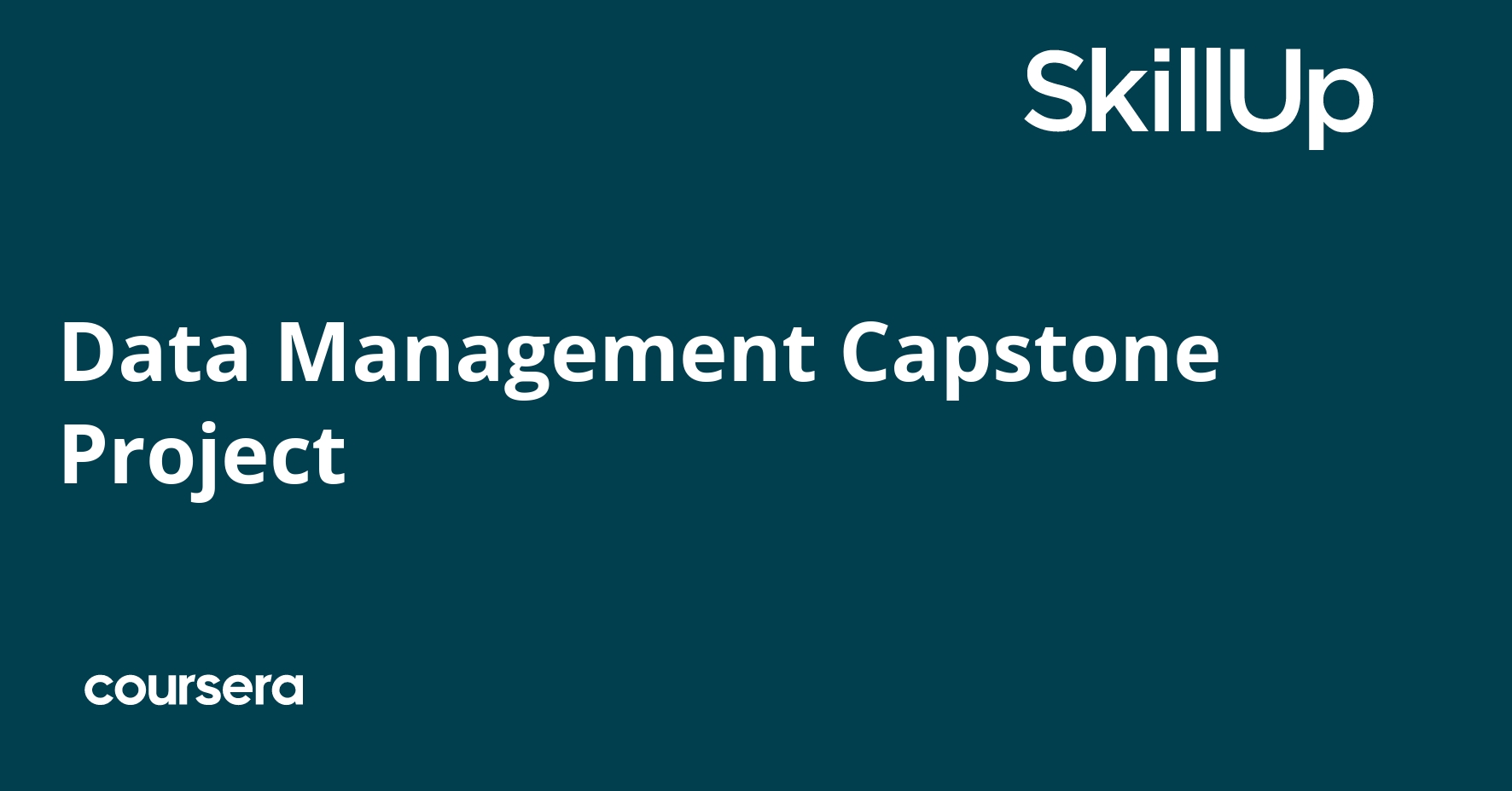 Data Management Capstone Project