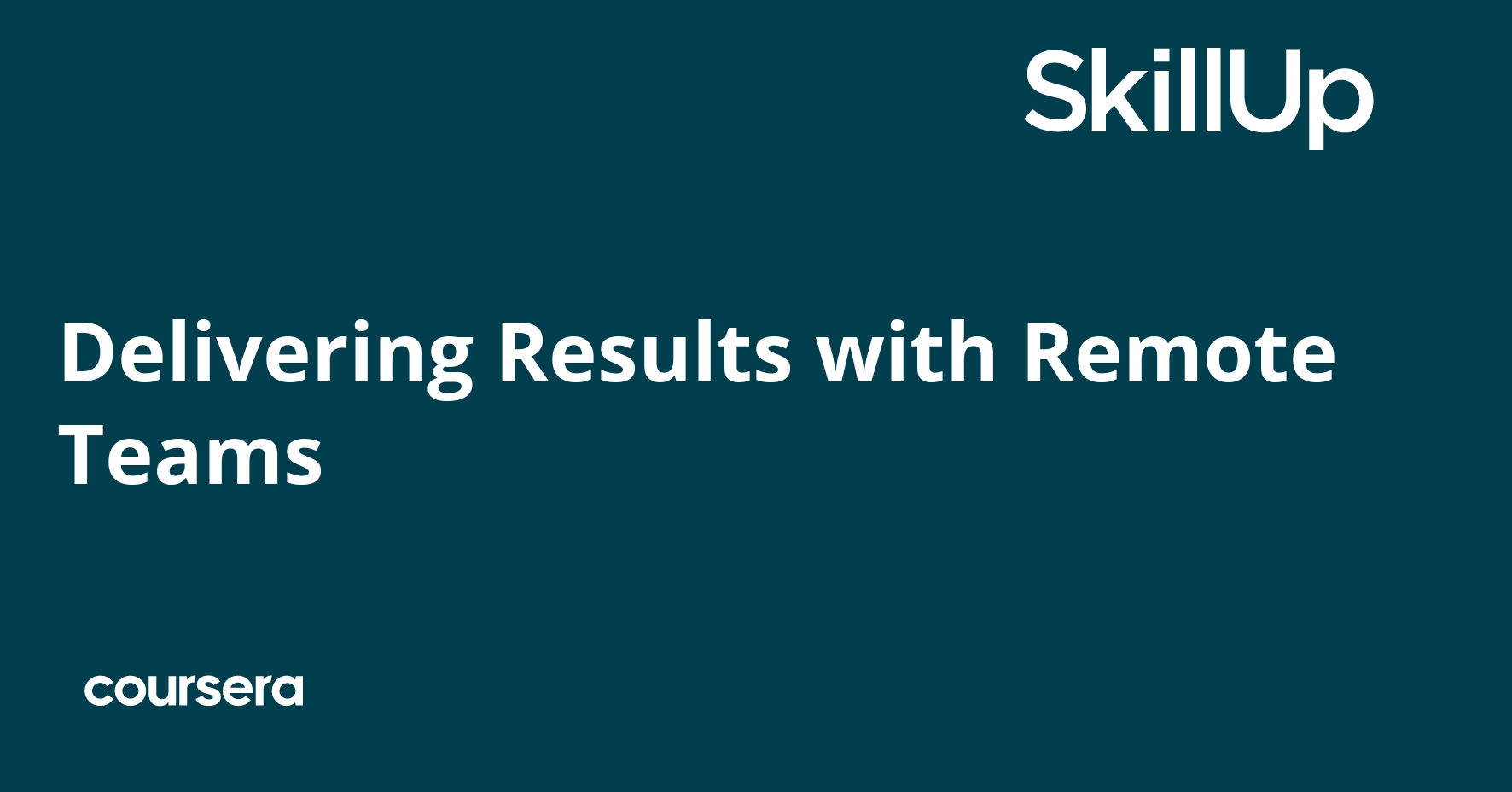 Delivering Results with Remote Teams