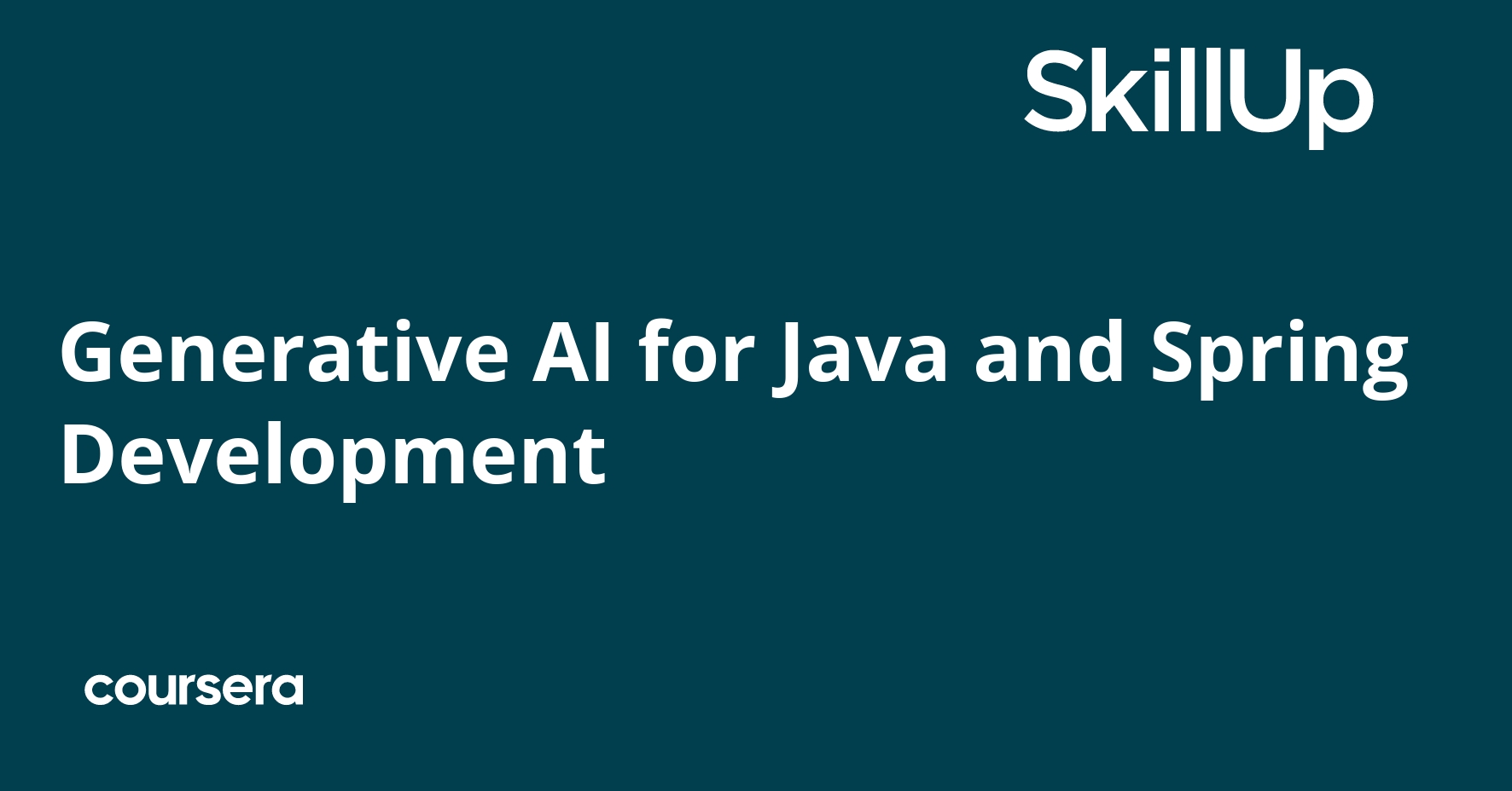 Generative AI for Java and Spring Development