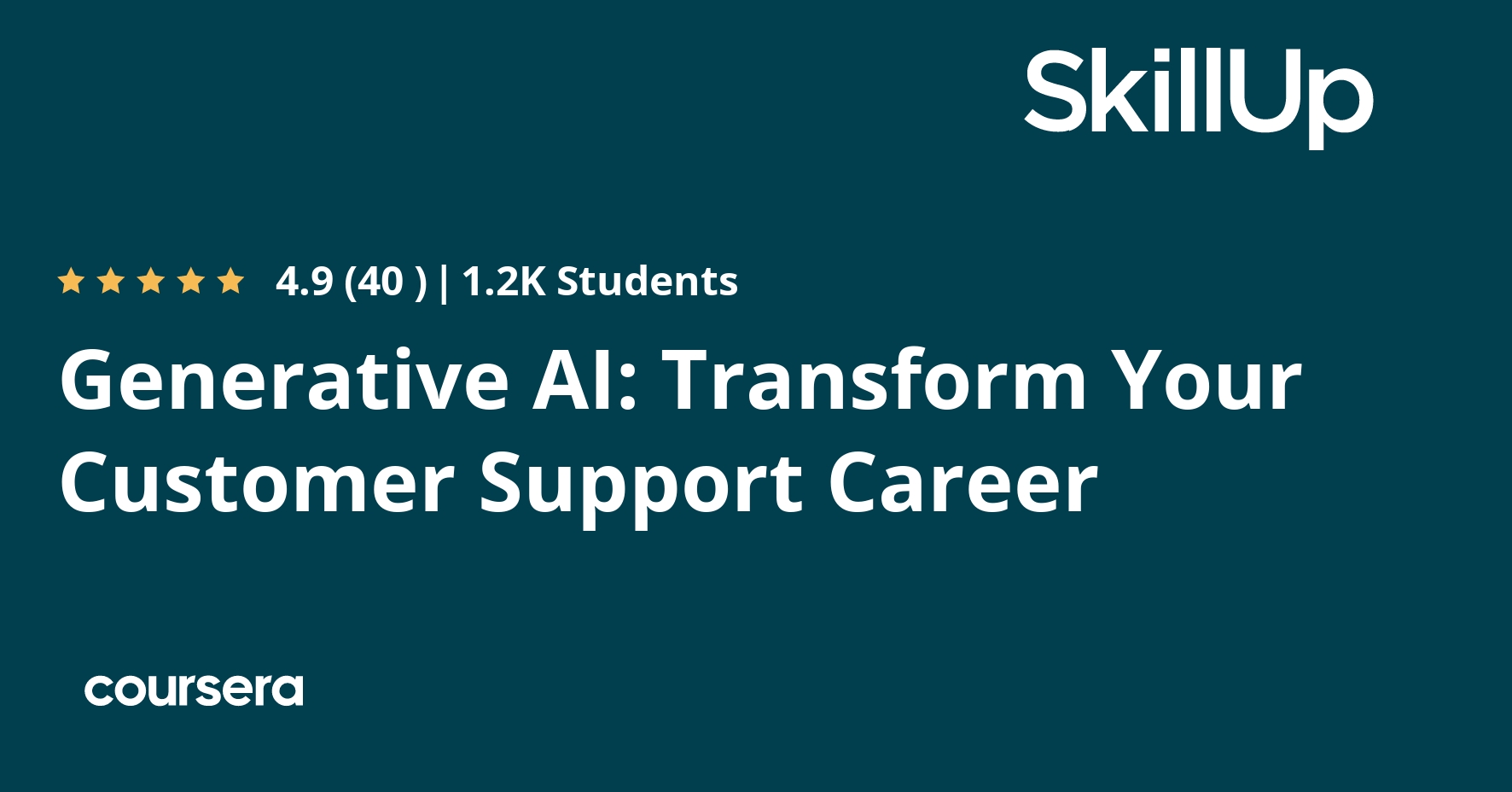 Generative AI: Transform Your Customer Support Career