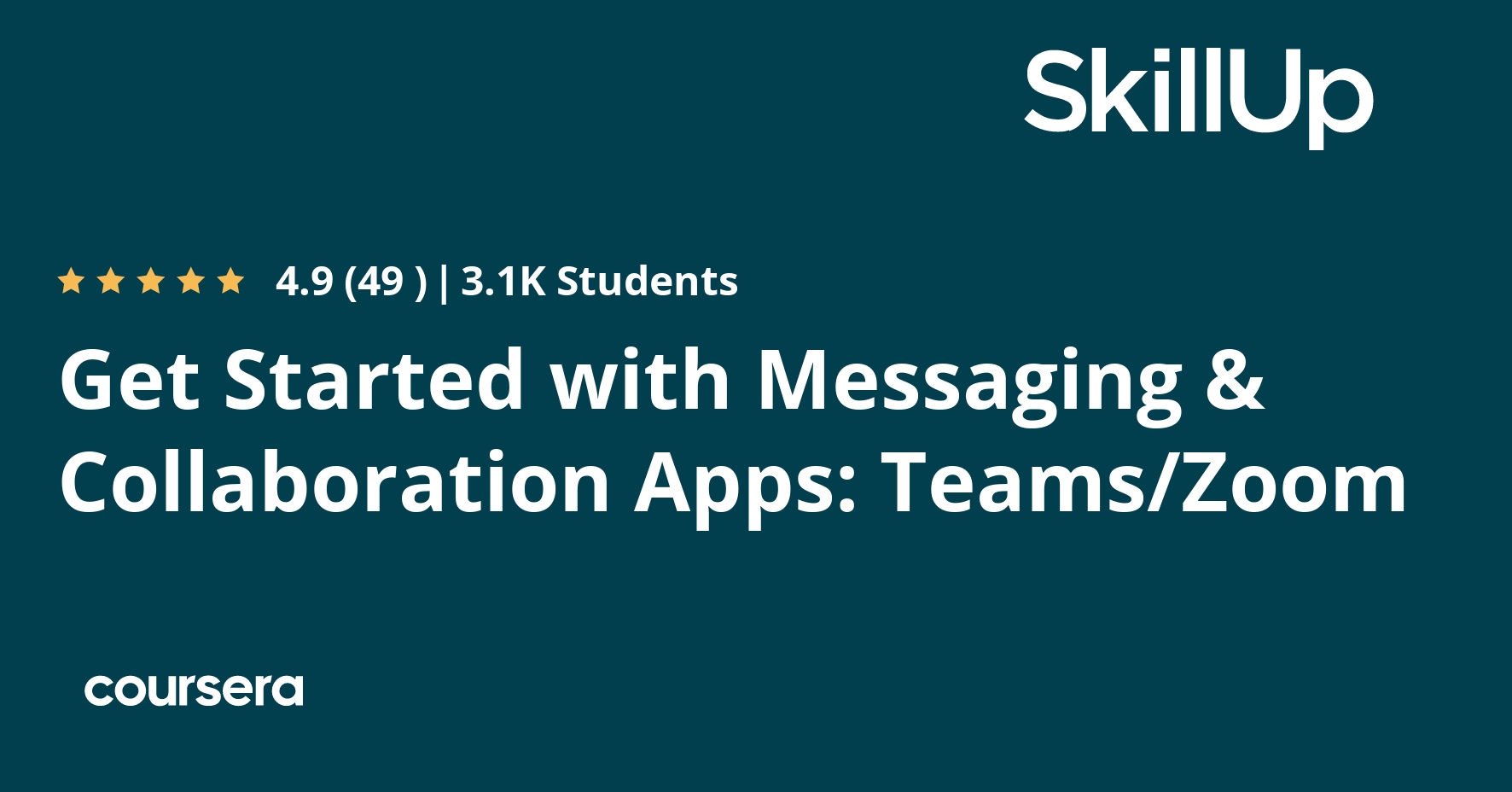 Get Started with Messaging & Collaboration Apps: Teams/Zoom