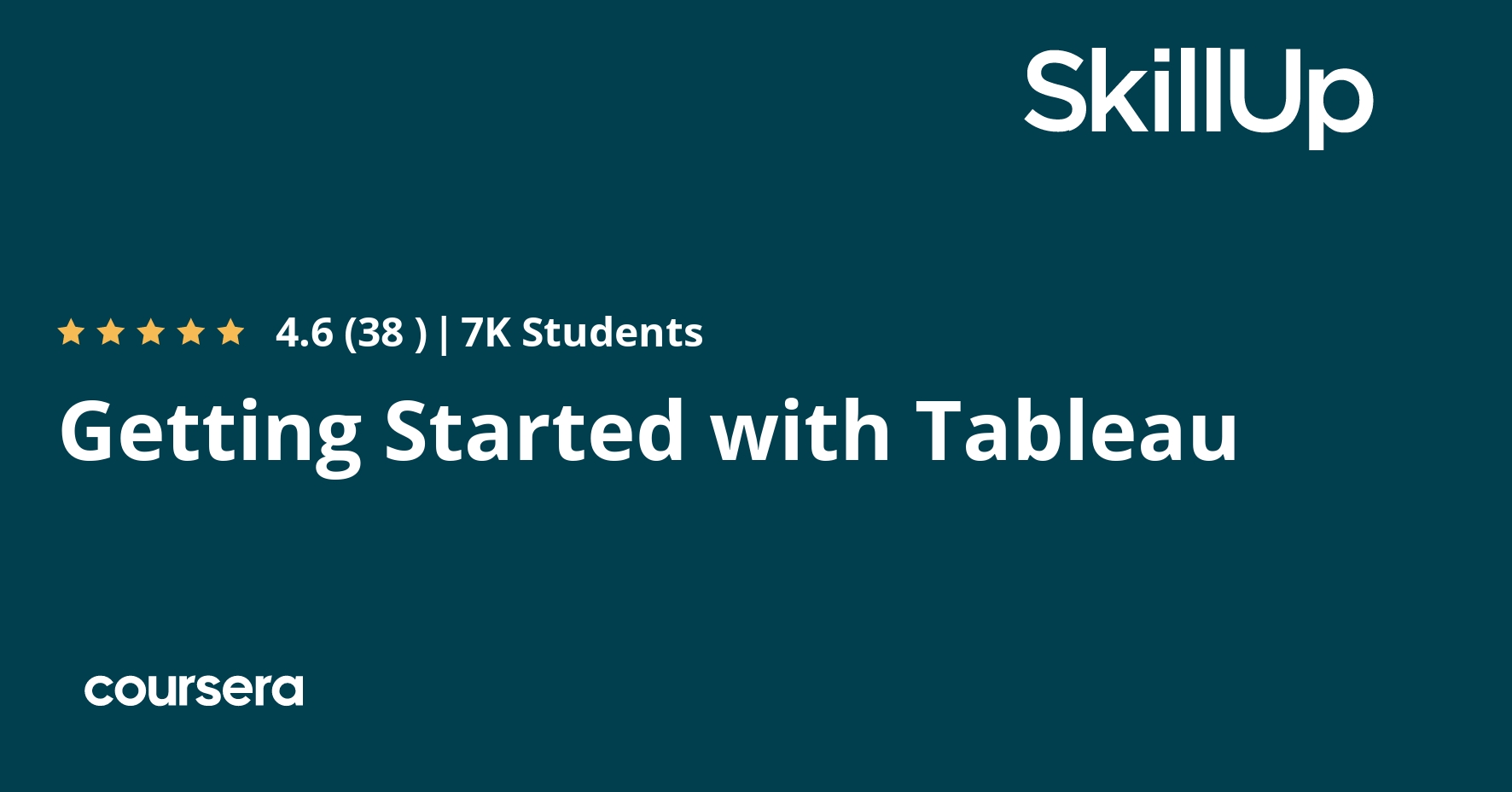 Getting Started with Tableau