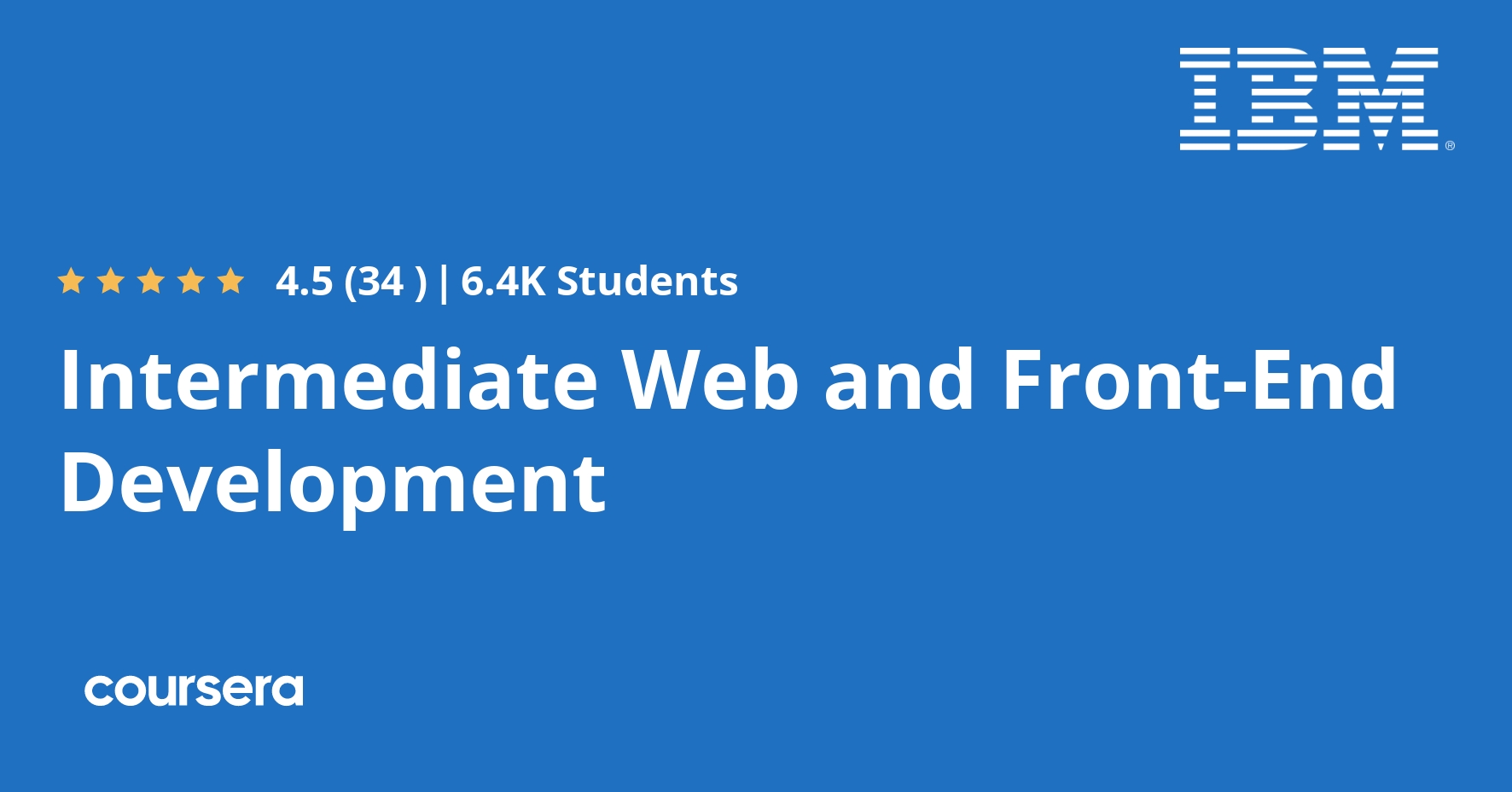 Intermediate Web and Front-End Development