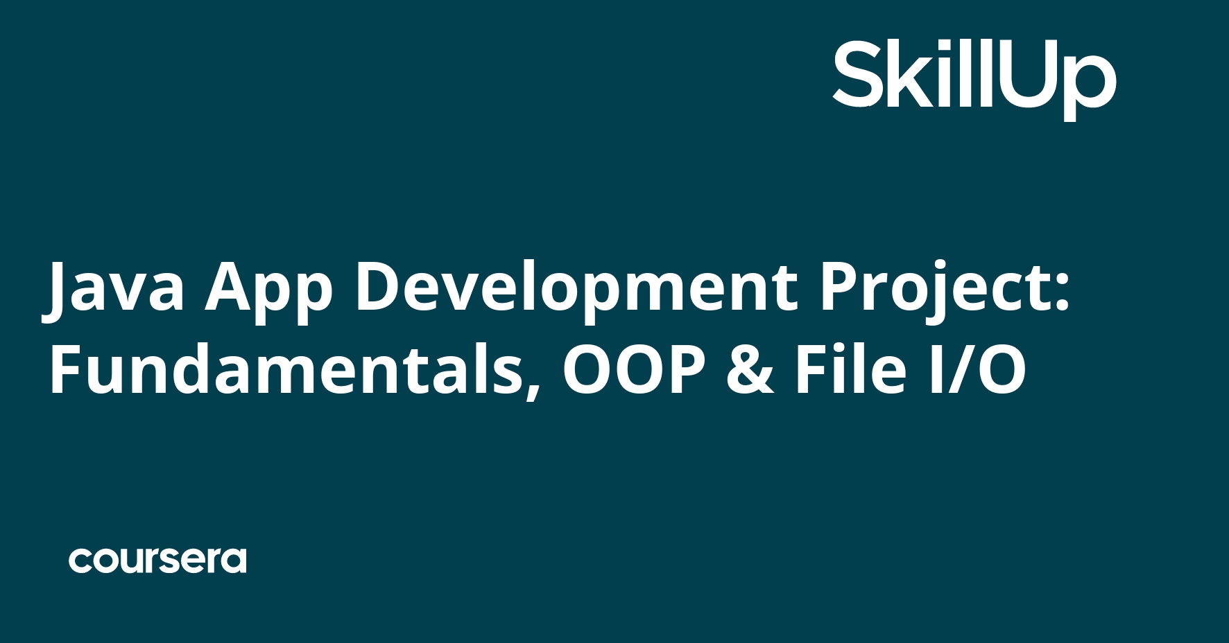 Java App Development Project: Fundamentals, OOP & File I/O