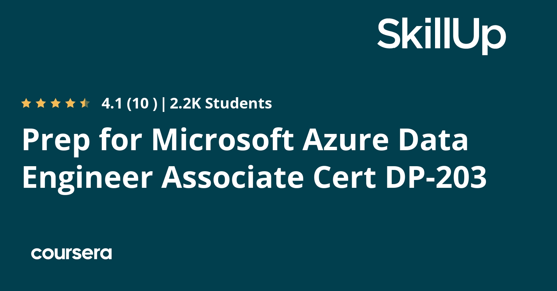 Prep for Microsoft Azure Data Engineer Associate Cert DP-203