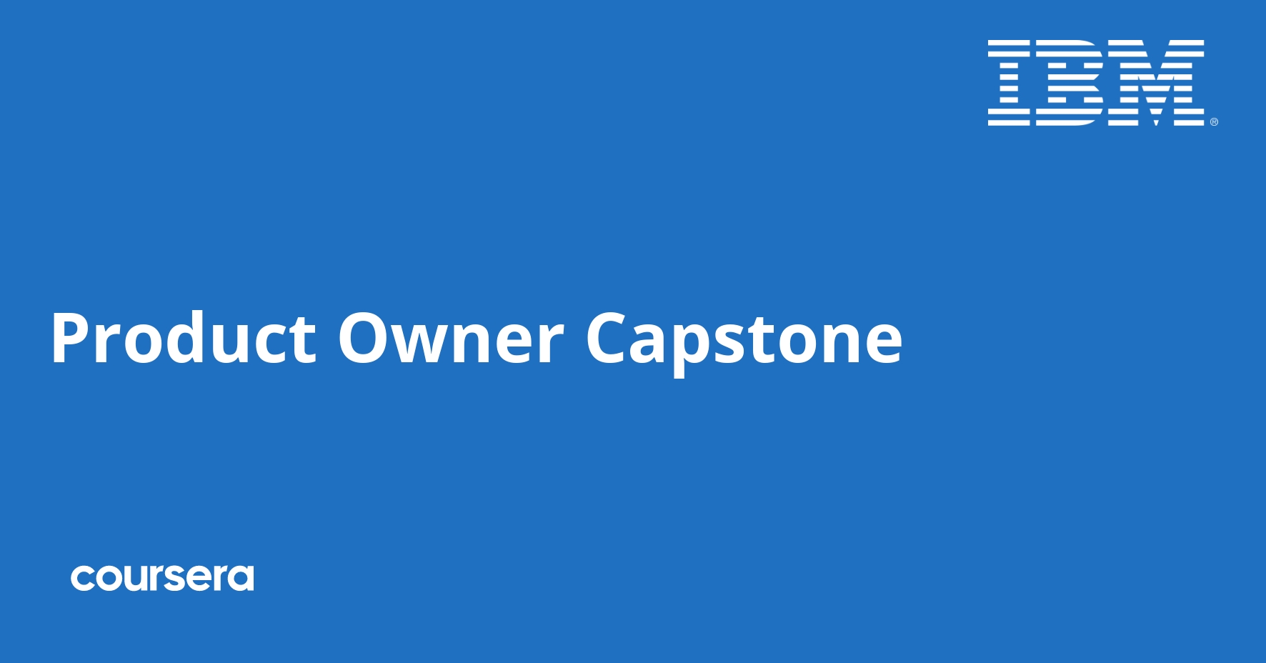Product Owner Capstone