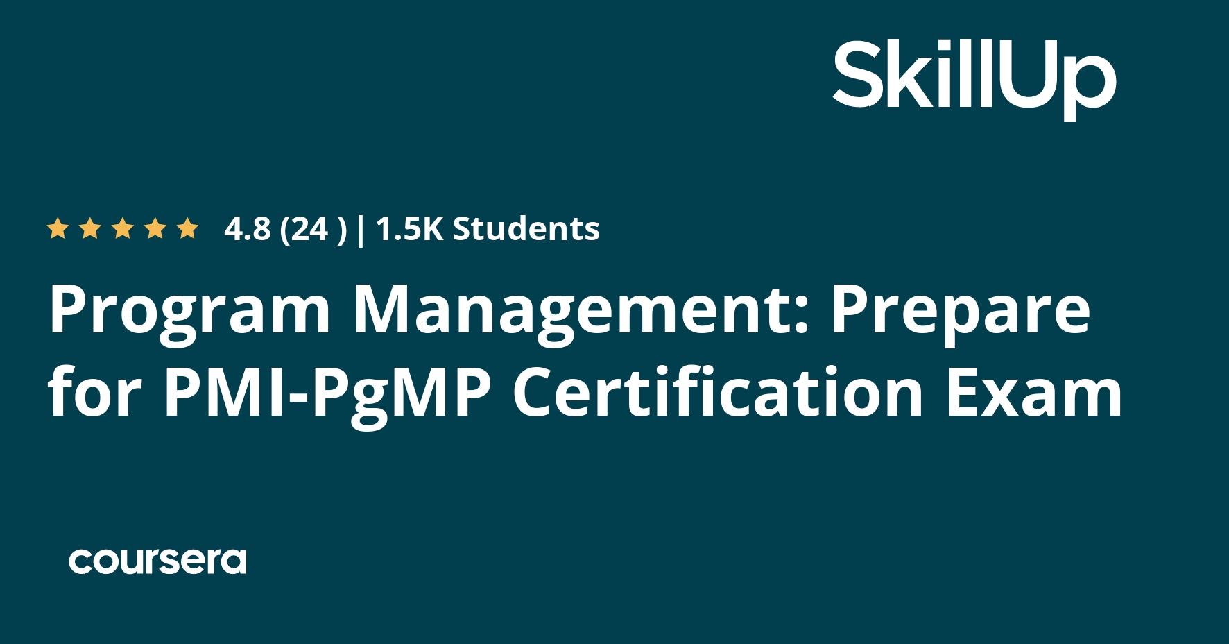 Program Management: Prepare for PMI-PgMP Certification Exam