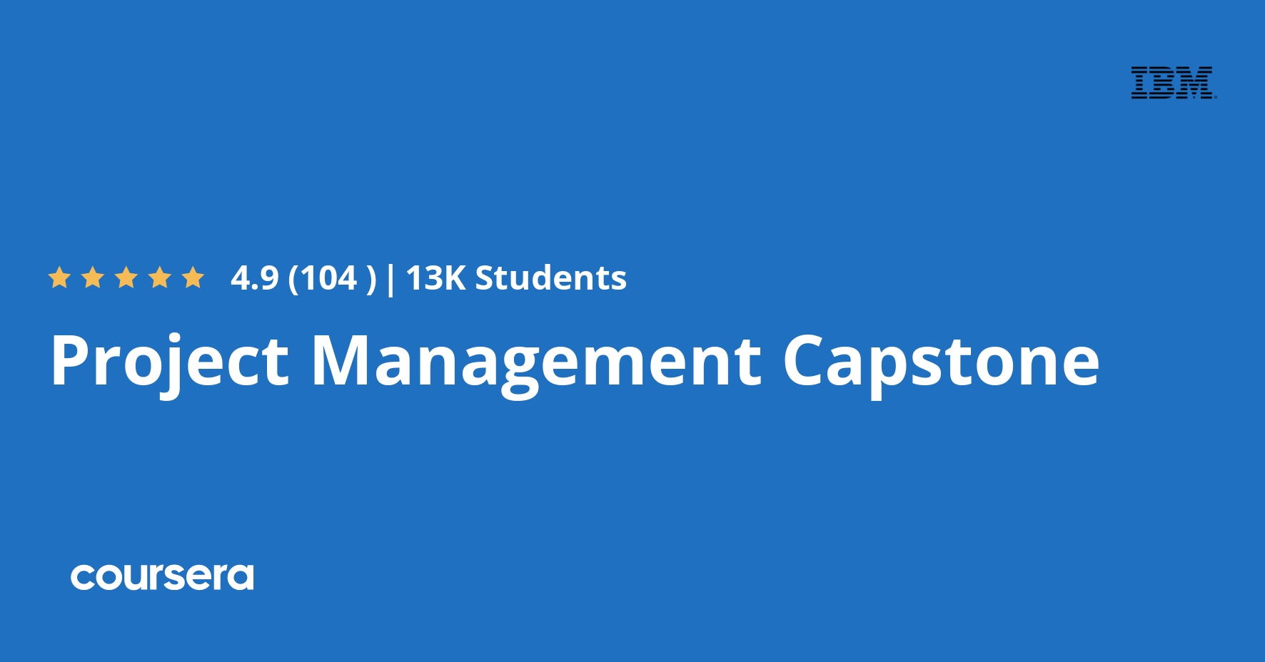Project Management Capstone