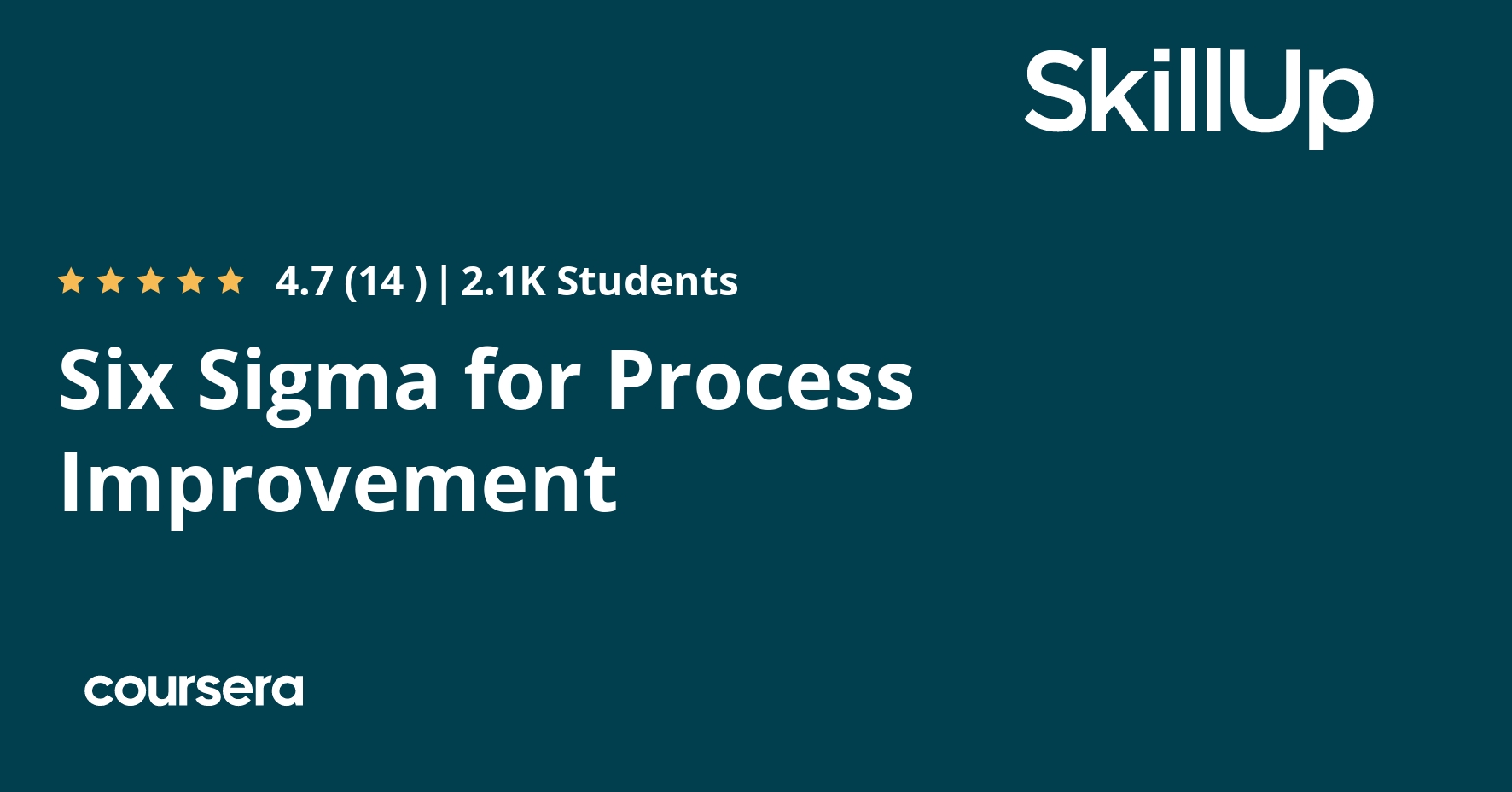 Six Sigma for Process Improvement