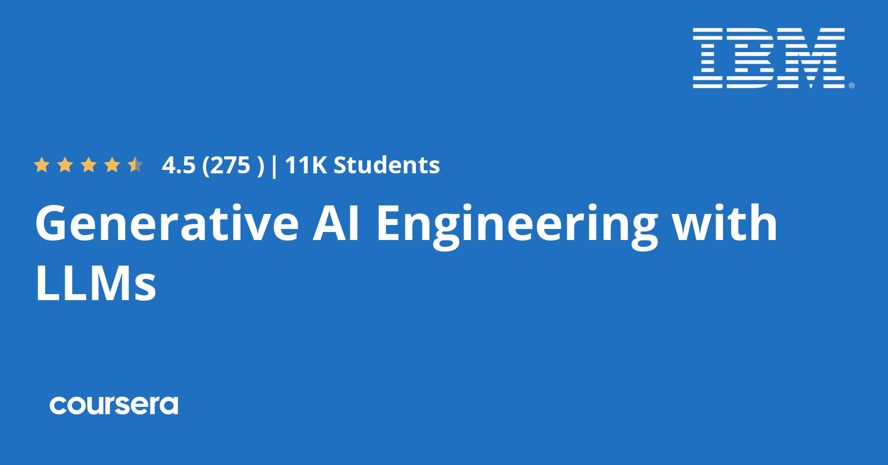 Generative AI Engineering with LLMs