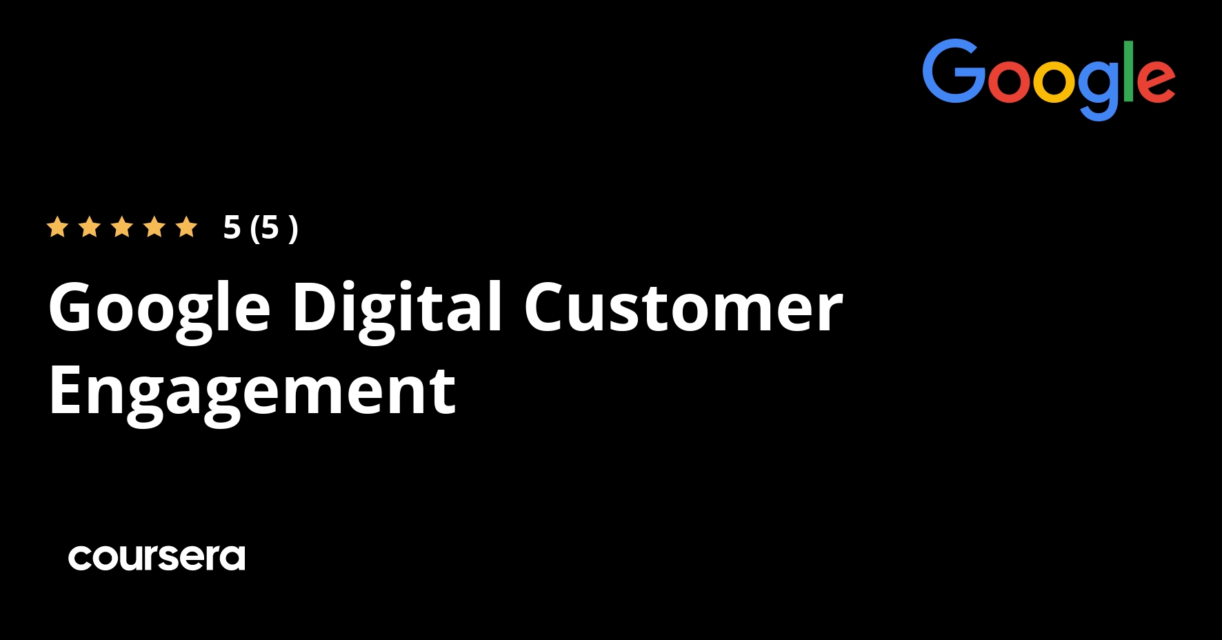 Google Digital Customer Engagement