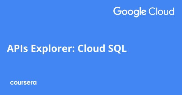 APIs Explorer: Cloud SQL