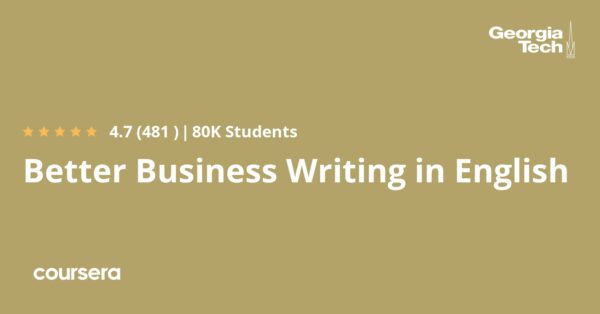 Better Business Writing in English