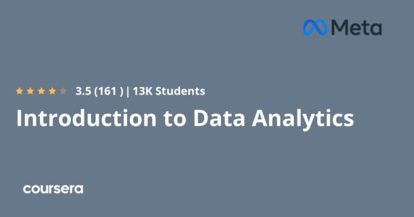 Introduction to Data Analytics