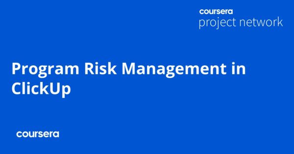 Program Risk Management in ClickUp