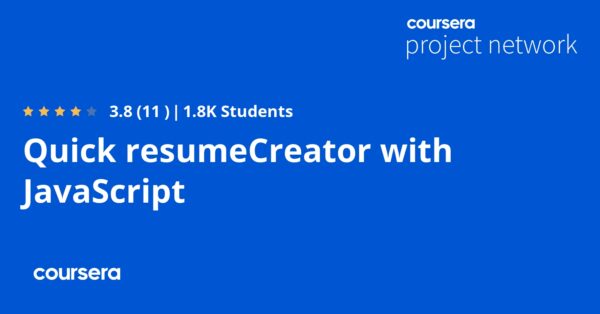 Quick resumeCreator with JavaScript
