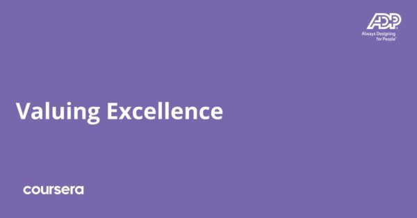 Valuing Excellence