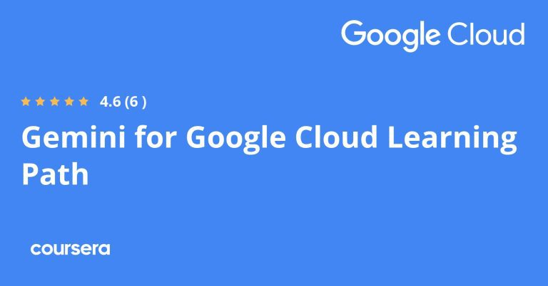 Gemini for Google Cloud Learning Path